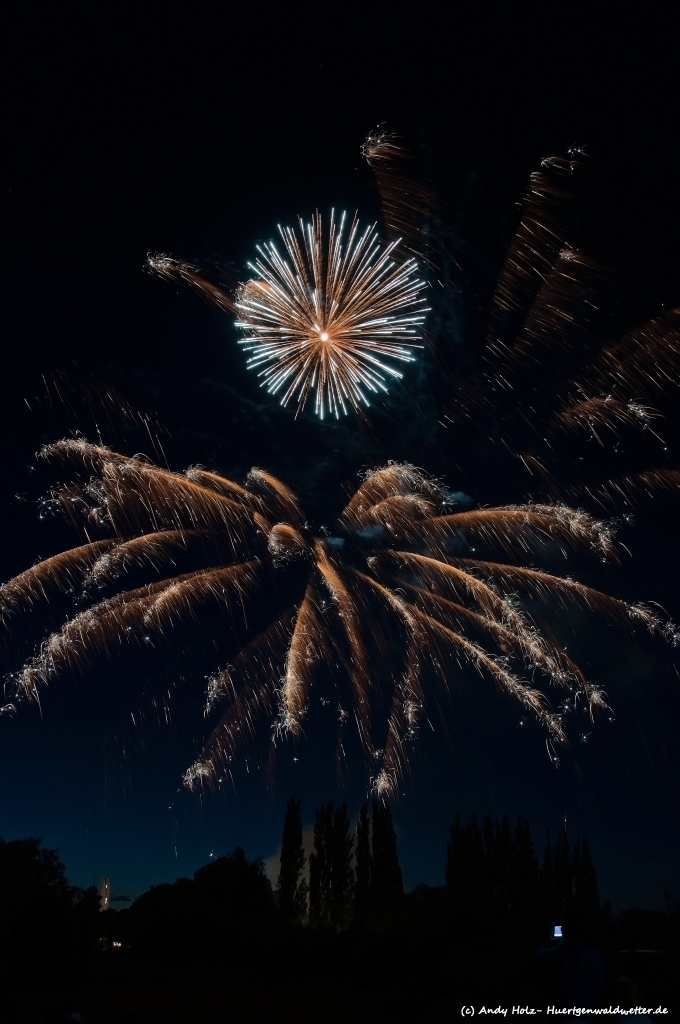 Brillantfeuerwerk und Kirmesstimmung der Dürner Annakirmes 2012