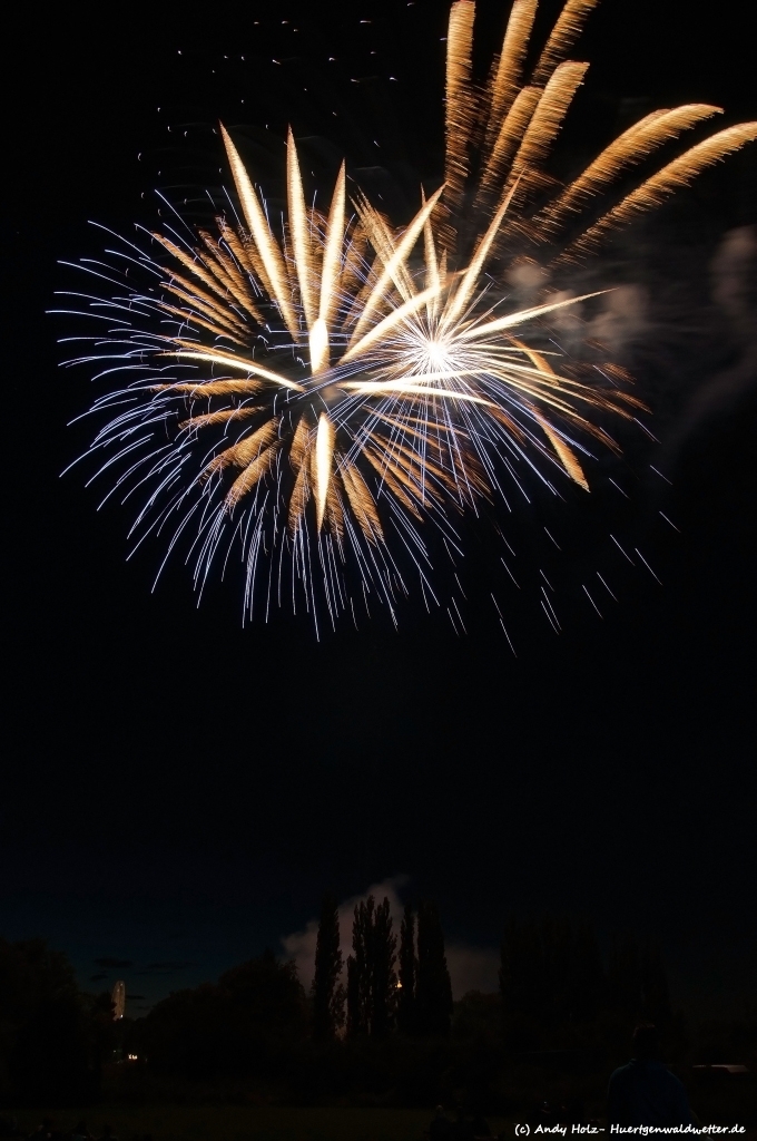 Brillantfeuerwerk und Kirmesstimmung der Dürner Annakirmes 2012