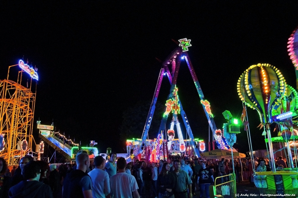 Brillantfeuerwerk und Kirmesstimmung der Dürner Annakirmes 2012