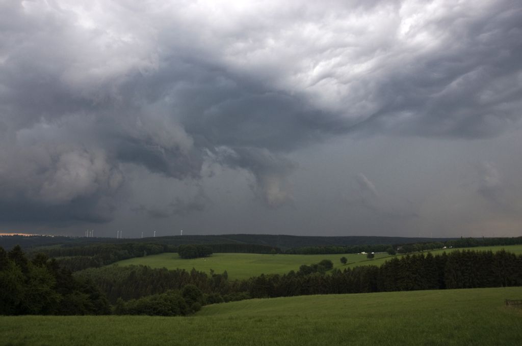 Gewitterperiode in der Nordeifelregion Anfang Juni 2011 (4. bis 7.6.2011)