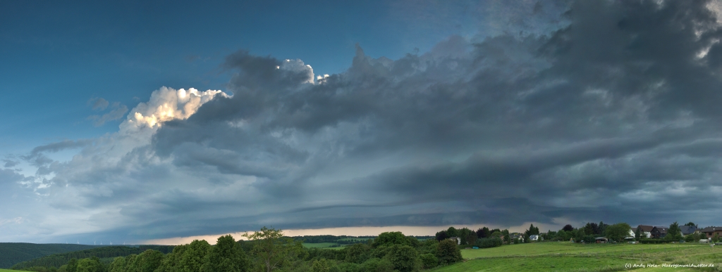 Hochsommerliche Wetterphase mit einigen Gewittern über der Rureifel (17.06. bis 20.06.2013)